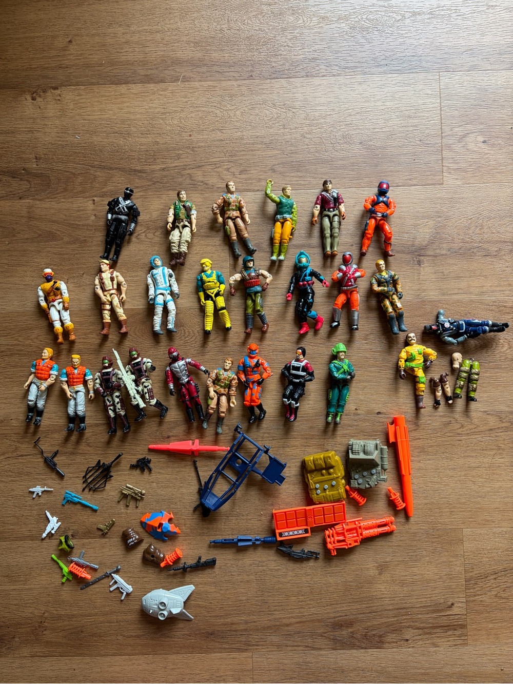 Vintage G.I. Joe A Real American Hero Action Figure Lot 80’s 90’s Parts Weapons